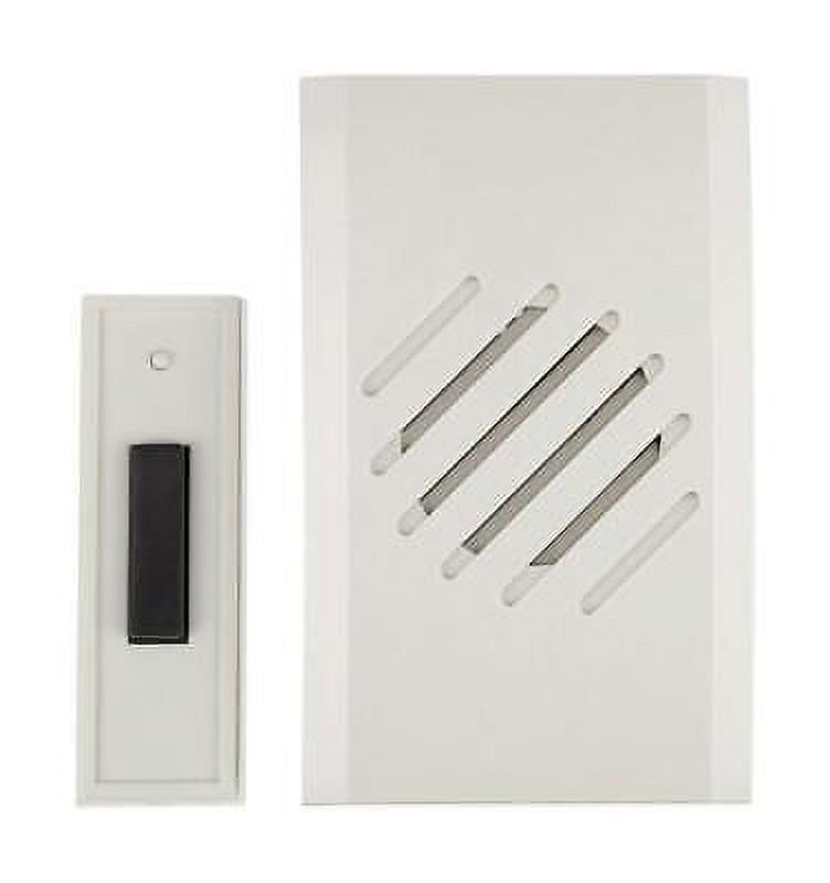 CARLON Carlon White Plastic Wireless Door Chime Kit