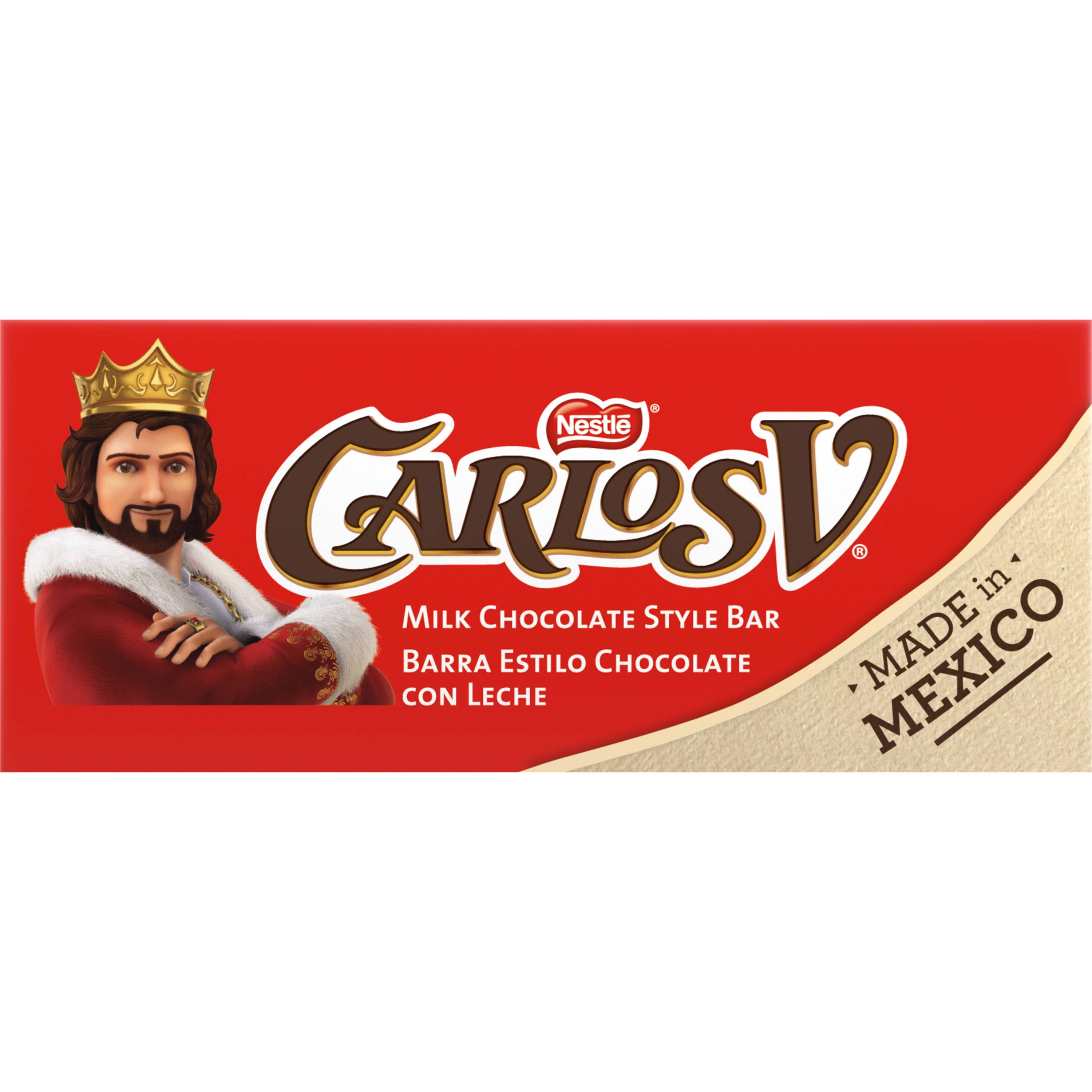 CARLOS V Milk Chocolate Style Bars 1.27 lb.