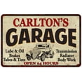 thumbnail image 1 of CARLTON'S Garage Gift Man Cave Metal Sign Decor 12x18 112180014337, 1 of 1