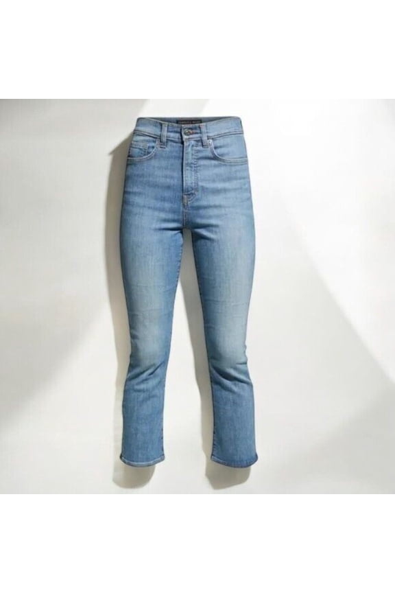 CARLY KICK-FLARE JEAN High-Rise Stretch Denim, 27