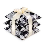 CARMEL DAISY ElizabethW Silk Sachet Ribbon Tied Set of 3