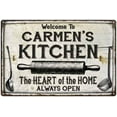 thumbnail image 1 of CARMEN'S Kitchen Farmhouse Sign Gift 8x12 Metal 208120033114, 1 of 1