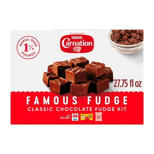 CARNATION Famous Fudge Kit Without Marshmellows 27.75 ounce Box