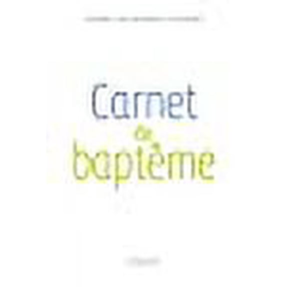 CARNET DE BAPTEME