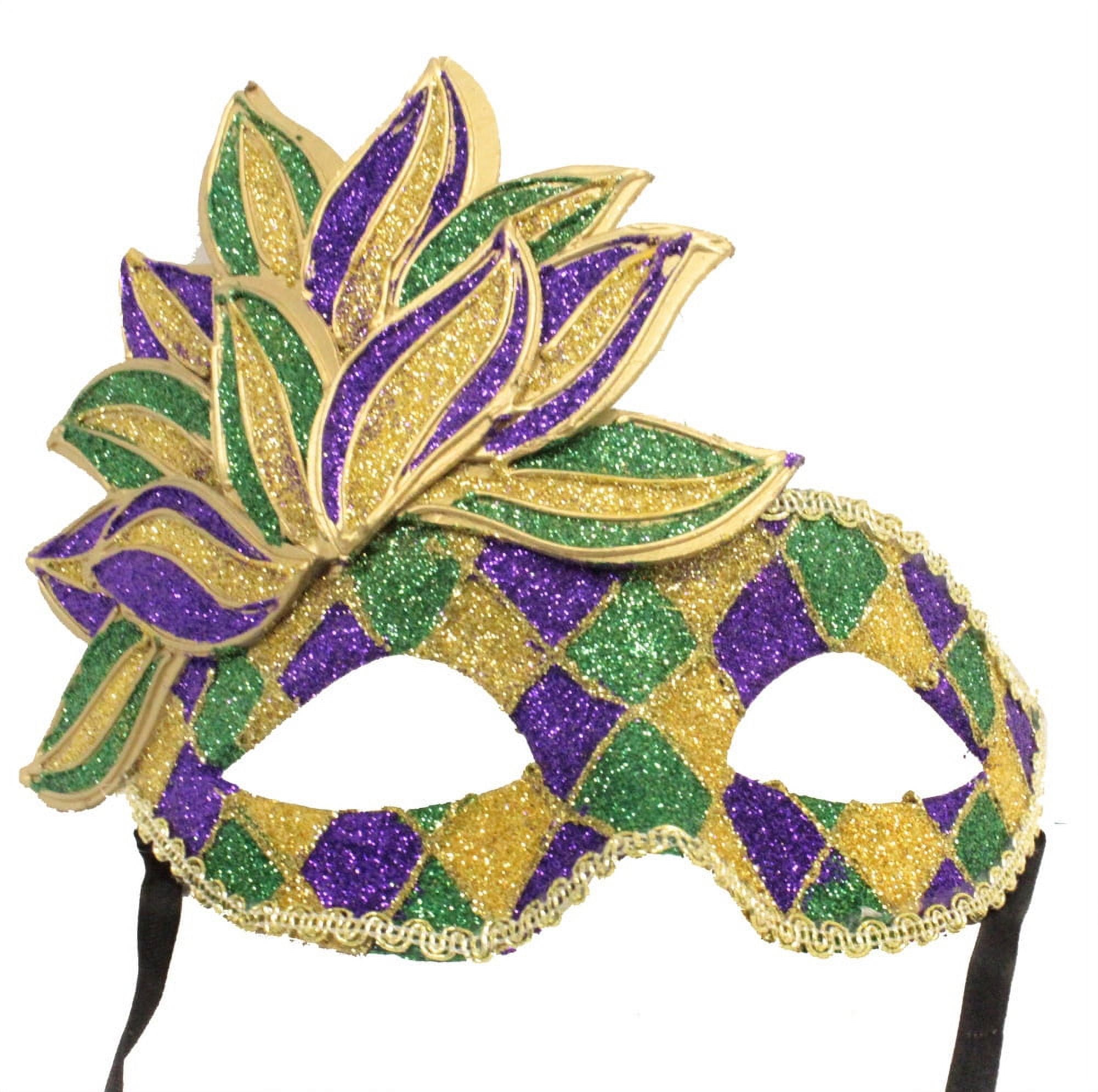 Peystean Women's Soft Underwear, Lively Mardi Gras Masks Pattern