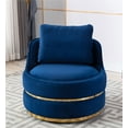 thumbnail image 1 of CAROCC Modern Akili Swivel Accent Chair Barrel Chair for Hotel Living Room Modern Leisure Chair, 1 of 8
