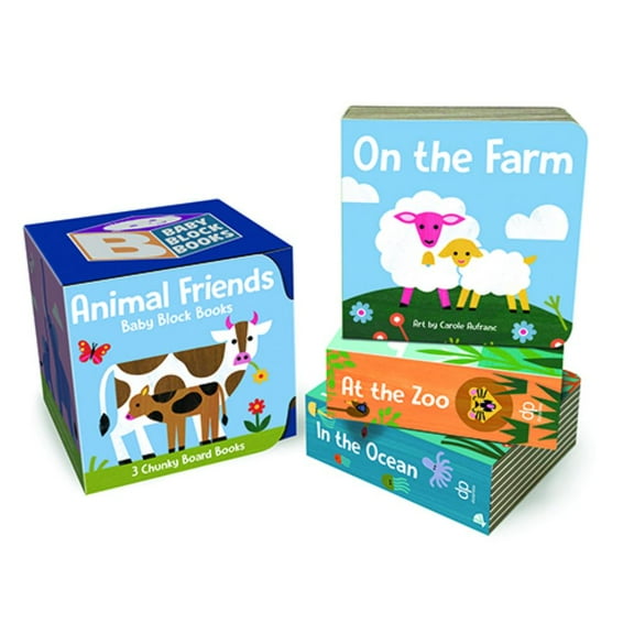 CAROLE AUFRANC: Baby Block Books: Animal Friends (Board Book)