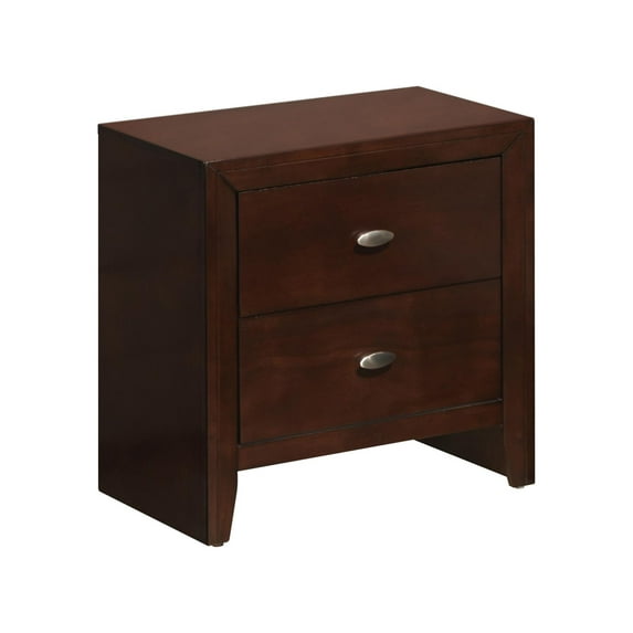 Global Furniture Carolina Nightstand Brown Cherry