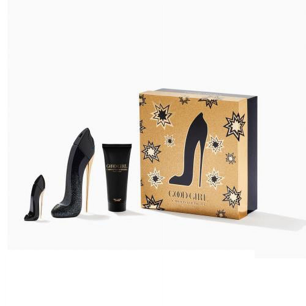 Carolina Herrera Good Girl Perfume Giftset for Women (3PC) - 1.7 oz EDP +  0.24 oz EDP + 2.5 oz Body Lotion 