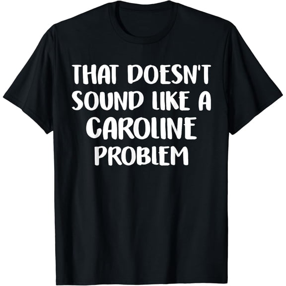 CAROLINE Personalized Cute Flower Girls Name T-Shirt