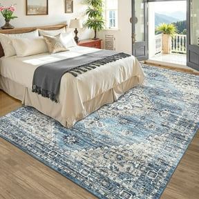 Lochas Modern Abstract Rugs Fluffy Vintage Area Rug for Living Room ...