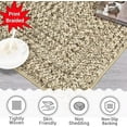 thumbnail image 1 of CAROMIO 5' x 7' Modern Rugs for Bedroom Imitation Braided Pattern Soft Carpet, Beige, 1 of 5