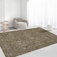 thumbnail image 1 of CAROMIO 8' x 10' Area Rug for Dining Room Boho Vintage Floral Bedroom Indoor Carpet, Brown, 1 of 5
