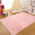 thumbnail image 1 of CAROMIO 8' x 10' Large Modern Shag Rugs for Living Room Fluffy Soft Area Rug Plush Carpet for Bedroom Indoor Luxury Fuzzy Rug, Pale Pink, 1 of 5