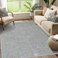 thumbnail image 1 of CAROMIO Area Rug Modern Solid Textured Machine Washable Rug Contemporary Carpet Rug for Living Room Farmhouse Dining Table, 5' x 7' Pale Gray, 1 of 5