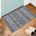 thumbnail image 1 of CAROMIO Area Rug Moroccan Rugs Non-Slip Rubber Backing Stain-Resistant Boho Abstract Carpet for Bedroom Dining Nursery Room Home Office, 2' x 3' Gray, 1 of 6