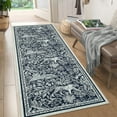thumbnail image 1 of CAROMIO Area Rug Washable Modern Animal Floor Decor Perfect for Living Dining Room, 2' x 6' Blue, 1 of 6