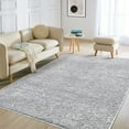 thumbnail image 1 of CAROMIO Area Rug with Shaggy Fluffy Surface Modern Solid Shag Plush Rug Luxury Thick Shaggy Rug for Bedroom Kids Room Living Room, 5' x 8' Gray, 1 of 7