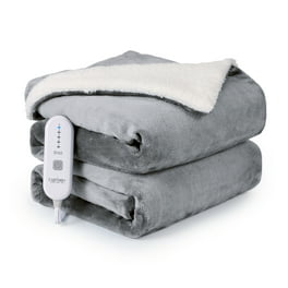 Westerly King Size Electric Heated Blanket with Dual Controllers Garnet Walmart