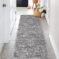 thumbnail image 1 of CAROMIO Indoor Area Rug 2' x 6' Runner Rug for Living Room Boho Vintage Rug Floral Bedroom Rug, Gray, 1 of 5