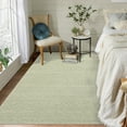 thumbnail image 1 of CAROMIO Solid Area Rug Bedroom Livingroom Rug Non-Slip Modern Abstract Area Rug Stain Resistant Indoor Throw Floor Carpet Boho Tribal Rug, 4' x 6' Beige, 1 of 7