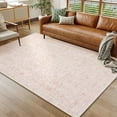 thumbnail image 1 of CAROMIO Washable 5' x 7' Area Rug for Living Room Boho Vintage Floral Indoor Carpet Non Slip, Pink, 1 of 7