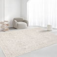 thumbnail image 1 of CAROMIO Washable 6' x 9' Area Rug for Living Room Boho Vintage Floral Indoor Carpet Non Slip, Beige, 1 of 5