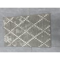 thumbnail image 1 of CAROMIO Washable Area Rug 8' x 10' Modern Geometric Carpet Rug Diamond Distressed Foldable Accent Rug Dining Table Rug Living Room Bedroom Decor, Gray, 1 of 1