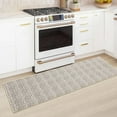 thumbnail image 1 of CAROMIO Washable Rug Non Slip 2' x 6' Runner for Living Room Solid Printed Textured Rug Indoor Carpet for Bedroom Dining Room, Beige Gray, 1 of 5