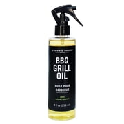 CARON & DOUCET - BBQ Grill Cleaner Oil | 100% Plant-Based & Vegan | Best for Cleaning Barbeque Grills & Grates | Use with Wooden Scrapers, Brushes, Accessories & Tools | Great Gift for Dad! 8oz