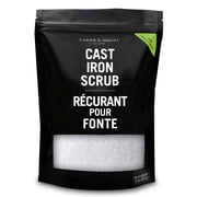 CARON & DOUCET - Cast Iron Cleaning & Restoring Scrub | 100% Natural | Best for Removing Rust Without Scratching & Care Before Cleaning, Washing & Seasoning 2 Pound