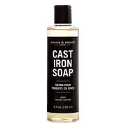 CARON & DOUCET - Cast Iron Cleaning Soap | 100% Plant-Based Soap | Best for Cleaning, Restoring, Removing Rust and Care Before Seasoning | For Skillets, Pans & Cast Iron Cookware 8 oz