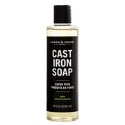 CARON & DOUCET - Cast Iron Cleaning Soap | 100% Plant-Based Soap | Best for Cleaning, Restoring, Removing Rust and Care Before Seasoning | For Skillets, Pans & Cast Iron Cookware 8 oz