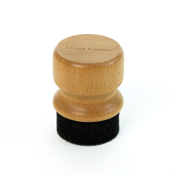 CARON & DOUCET Oil Applicator Ideal for Wood Cutting Board, Butcher Block, Bamboo Kitchenware and Utensils – Solid Beech, Storage Cap