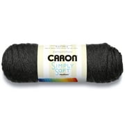 CARON SIMPLY SOFT HEATHERS YARN 141G/5OZ, CHARCOAL HEATHER