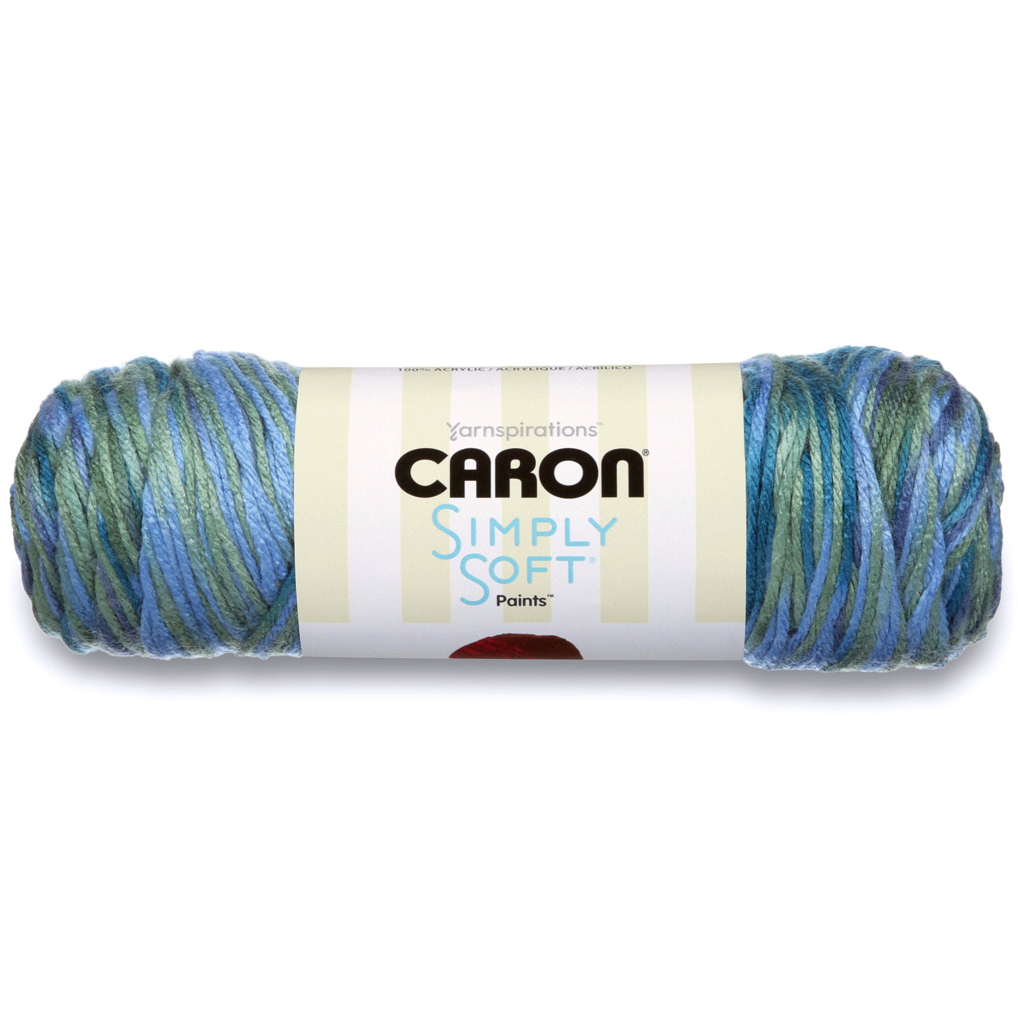 Caron Simply Soft Paints Yarn, Matching Lot of 8