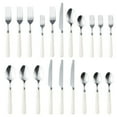 thumbnail image 1 of Carote 20-Piece Stainless Steel Flatware Set for 4, Silverware Set with White Handle, Durable Cutlery Set for Home, Kitchen & Restaurant, Mirror Polished Spoon and Fork Set, Dishwasher Safe, 1 of 7