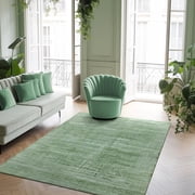 CARPEDIEM Handloom Tint Area Rugs 6x9 ft Green Indoor Floor Carpets Home D cor for Living Room