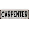 thumbnail image 1 of CARPENTER Vintage Look Rustic Chic Metal Sign 6x18 106180036937, 1 of 1