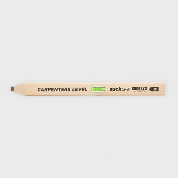 Suck UK Carpenter’s Pencil | Wooden Pencil | Builder Gift Tool
