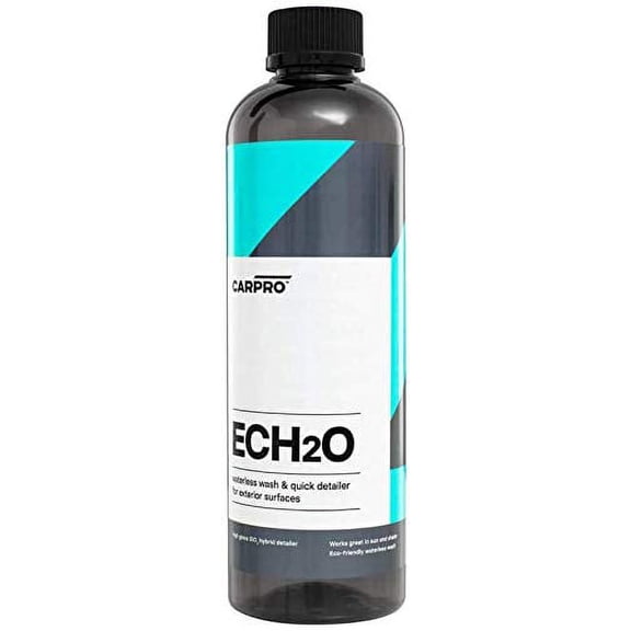 CARPRO ECH2O Waterless Wash, High Gloss Detail Spray, Rinse-Less Wash, and Clay Lubricant Concentrate - 500 mL (17oz)