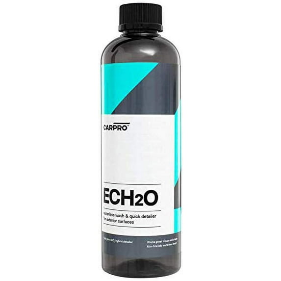 CARPRO ECH2O Waterless Wash, High Gloss Detail Spray, Rinse-Less Wash, and Clay Lubricant Concentrate - 500 mL (17oz)