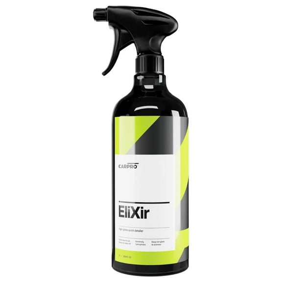CARPRO EliXir Quick Detailer with Sprayer - Quick Detail Provides a Fast Layer of Depth, Gloss, and Hydrophobic Energy - Liter (34oz)