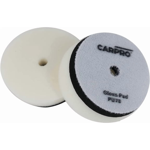 CARPRO Gloss Pad - Extreme High Gloss, Made of Unique Japanese Open Cell Polyurethane Foam, Beveled Profile, Both Dual Action and Rotary Machines - 3" (Pack of 1)