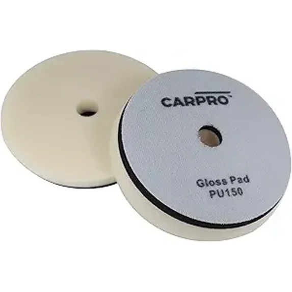 CARPRO Gloss Pad - Extreme High Gloss, Made of Unique Japanese Open Cell Polyurethane Foam, Beveled Profile, Both Dual Action and Rotary Machines - 6" (Pack of 1)