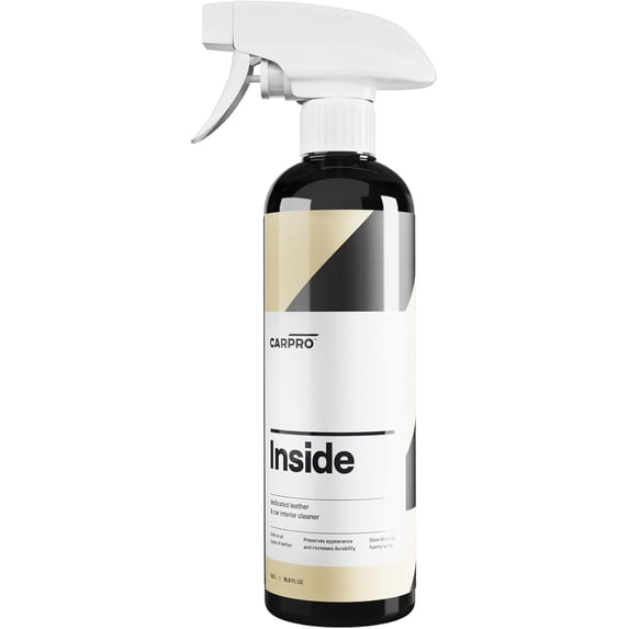 CARPRO Inside Car Interior Cleaner: Ultimate Detailer Car Vinyl, Plastic & Finished Leather - Remove Dirt, Sweat, Oils from Interior Surfaces - 500mL (17oz)