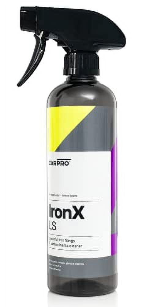 CARPRO IronX Iron Remover: Stops Rust Spots and Pre-Mature Failure of The  Clear Coat, Iron Contaminant Removal - 500mL with Sprayer (17oz) :  Automotive 