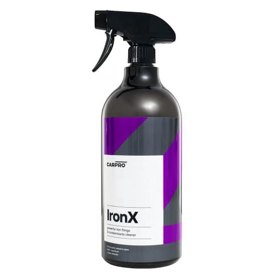 CARPRO IronX Iron Remover: Stops Rust Spots and Premature Failure of the Clear Coat, Iron Contaminant Removal - 1 Liter with Sprayer (34 oz)