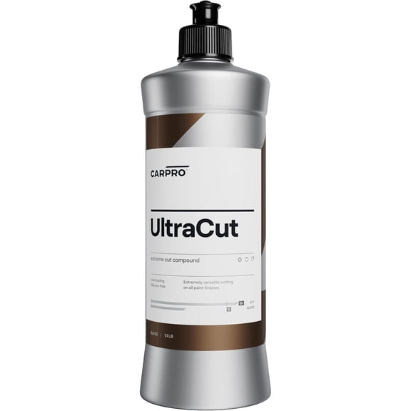 CARPRO UltraCut - 500ml - Extreme Cut Compound, Low Dusting, Minimal Hazing, for Rotary or DA Polishing with Long Work Time