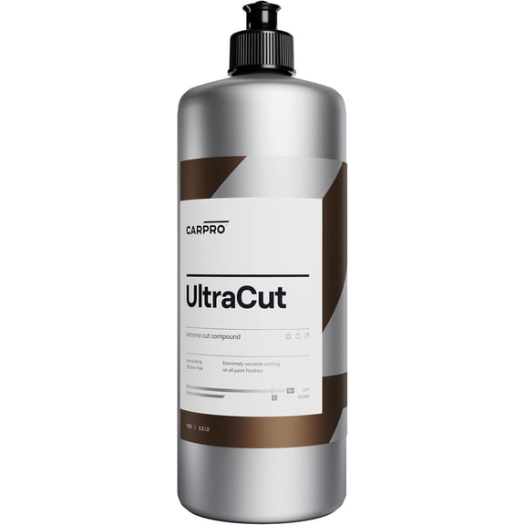 CARPRO UltraCut - Liter - Extreme Cut Compound, Low Dusting, Minimal Hazing, for Rotary or DA Polishing with Long Work Time